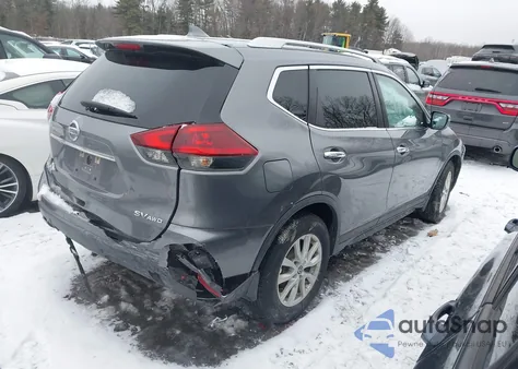 2019 Nissan Rogue Sv z USA, uszkodzony, nr VIN KNMAT2MV3KP539770